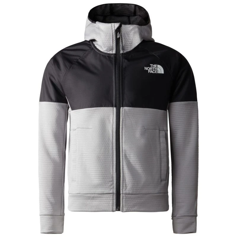 The North Face Boys Mountain Athletics FZ Hooded Jacket (Meld Grey) |