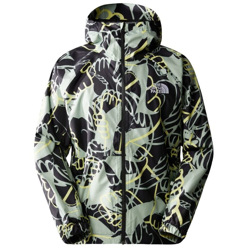 The North Face Mens Build UP Jacket TNF Black Hands Print Sportpur