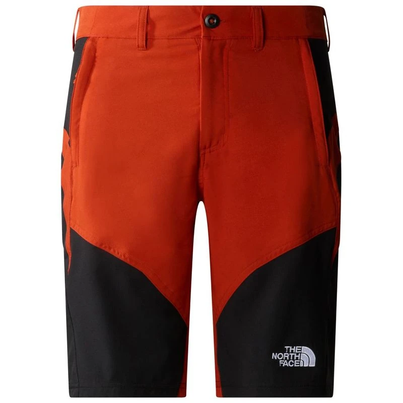 Red north face shorts store