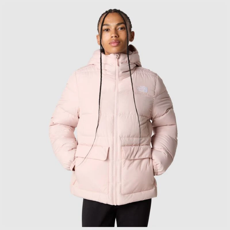 The North Face Womens Gotham Jacket Pink Moss Sportpursuit