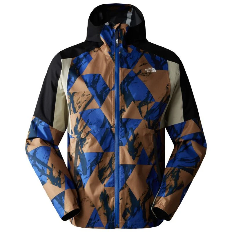 The North Face Mens Sheltered Creek 2.5L Print Jacket Almond Butter A