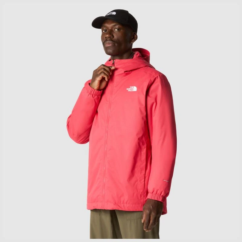 The North Face Mens Quest Insulated Jacket Clay Red Black Heather