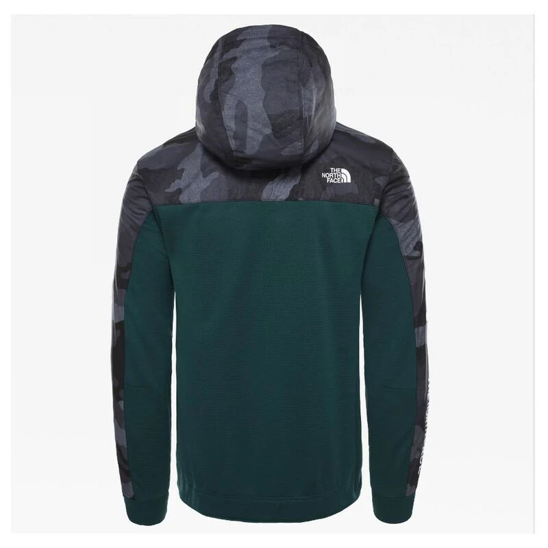 The North Face Mens Train N Logo Overlay Jacket Green Sportpursuit