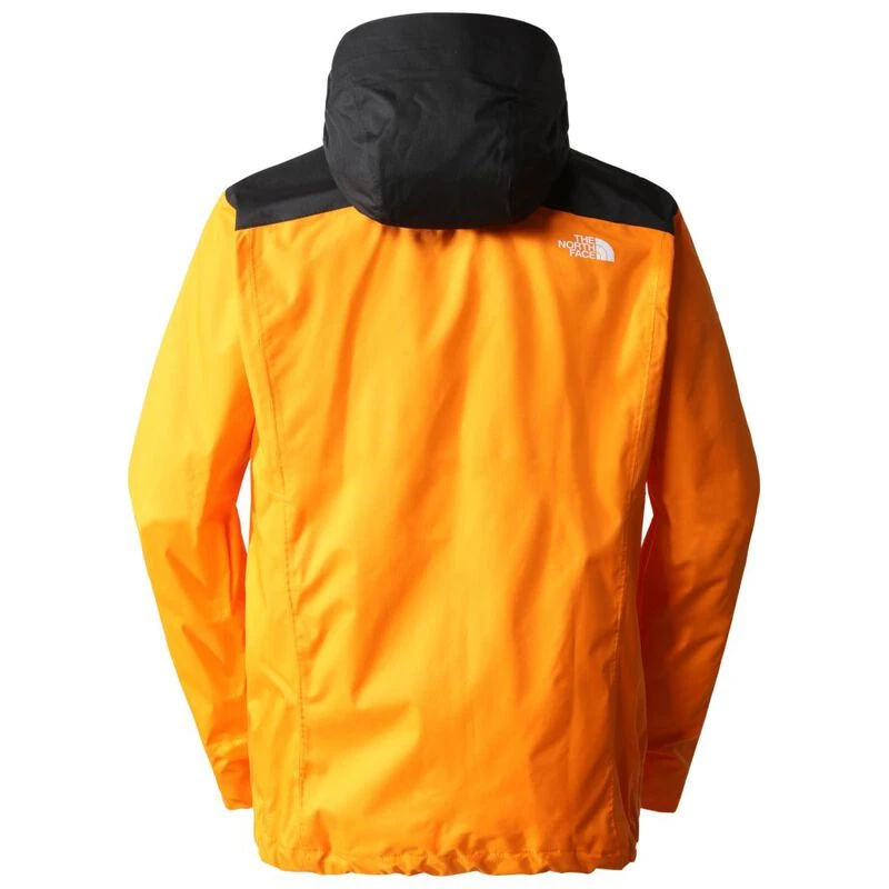 TheNorthFace Mens Quest Zip-In Waterproof Jacket (Cone Orange/TNF Blac