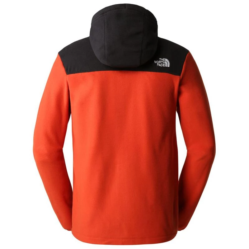 The North Face Mens Homesafe Full Zip Hooded Fleece Jacket (Rusted Bro