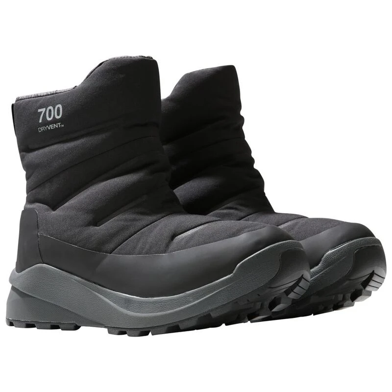 The North Face Womens Nuptse II WP Waterproof Snow Boots (TNF Black/As