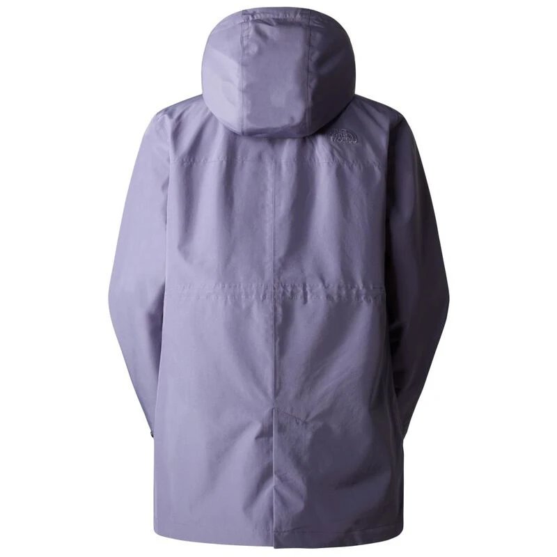 The North Face Womens Woodmont Waterproof Jacket Lunar Slate Sport