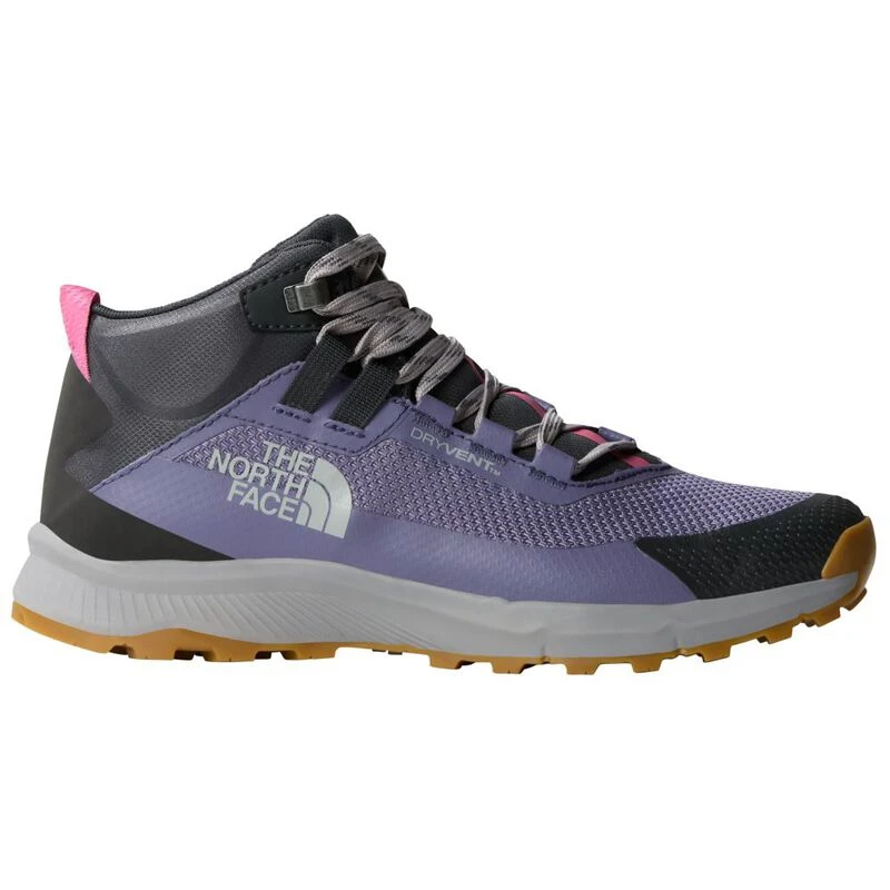 The North Face Womens Cragstone Mid WP Waterproof Hiking Boots (Lunar