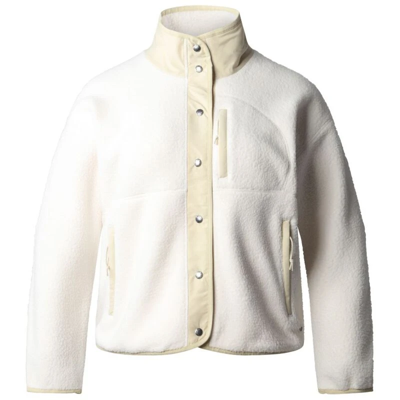 The North Face Womens Plus Size Cragmont Fleece Jacket (Gardenia White