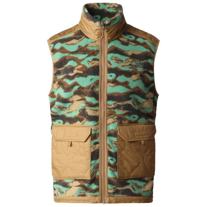 The north face camo gilet new arrivals