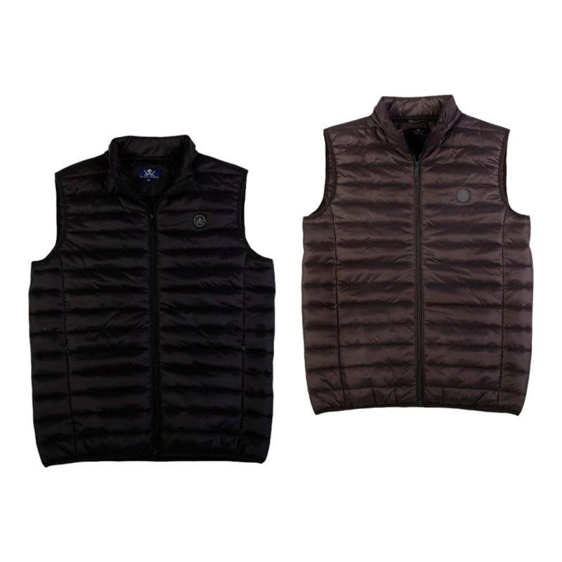 The Time of Bocha Mens PI1PK.CH X2 Gilet (Black/Gray) | Sportpursuit.c