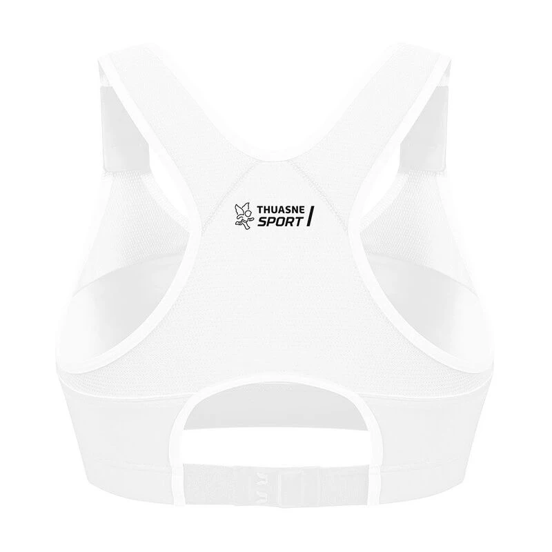 Thuasne Womens TOP Strap X Back 2 Sports Bra White Sportpursuit.c