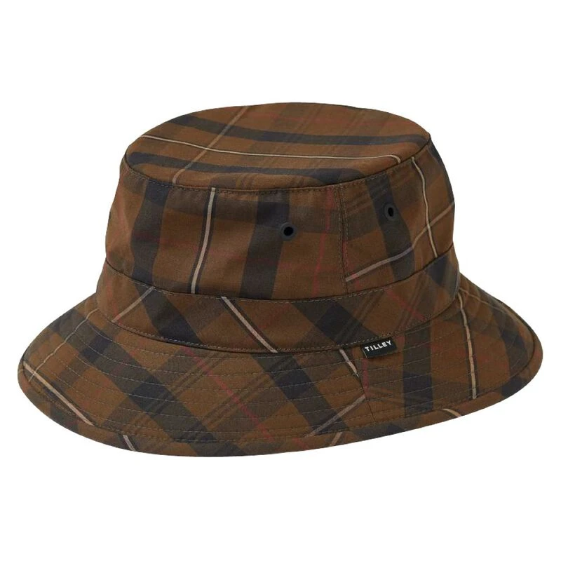Bucket Men's Waxed Hats Brown