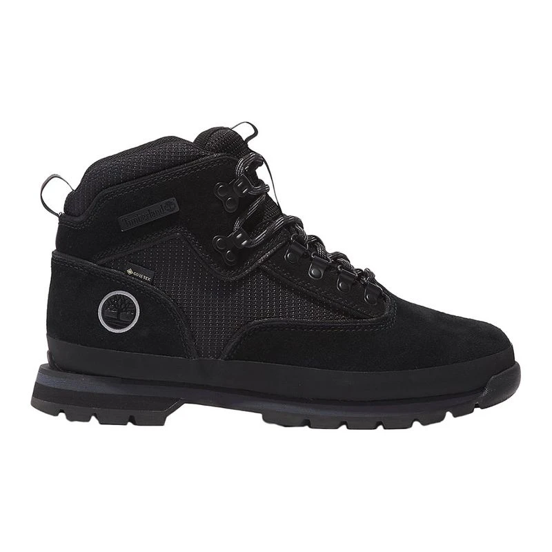 Timberland Mens Euro Hiker GTX Hiking Shoes Black Sportpursuit