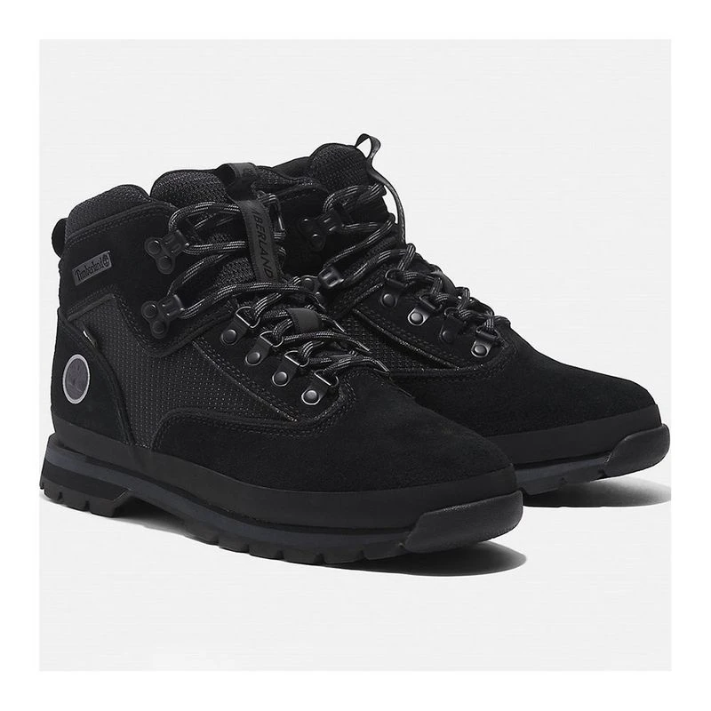 Black euro hiker timberland boots clearance
