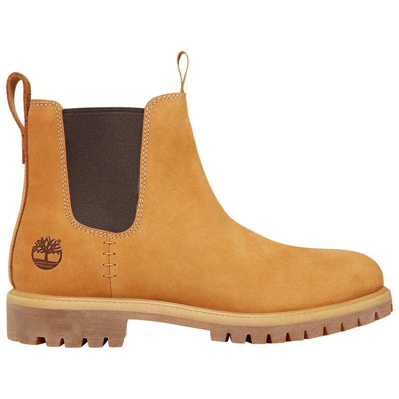 Timberland Mens Premium 6 Inch Chelsea Boots Wheat Sportpursuit