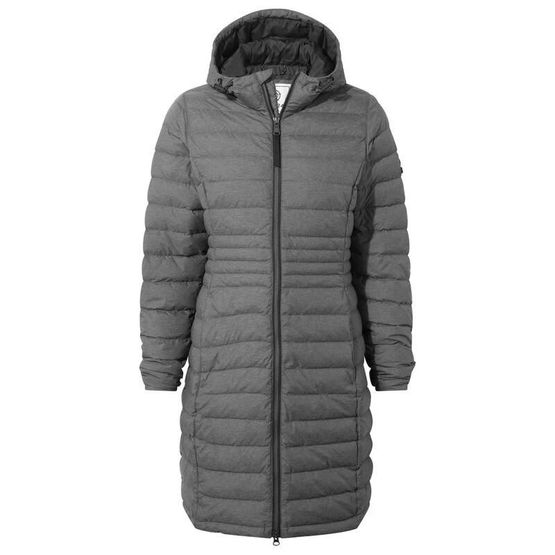 TOG 24 Womens Bardsea Long Down Jacket (Grey Marl)