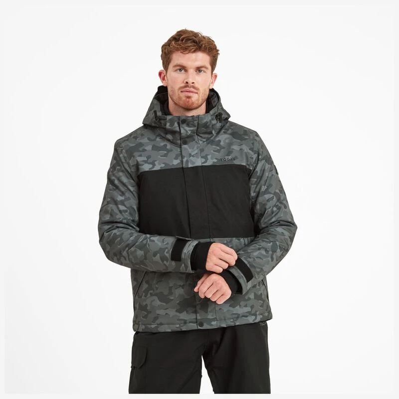 TOG 24 Mens Hunsworth Ski Jacket (Steel Grey Camo/Black) | Sportpursui