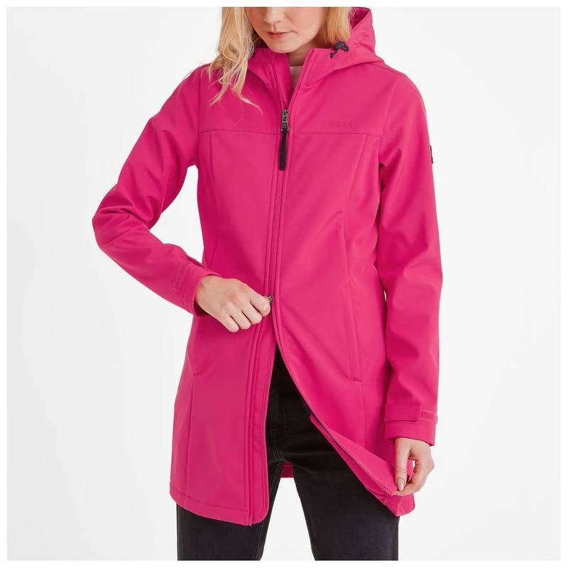 Tog 24 Womens Keld Long Softshell Jacket (Fuchsia Pink) Sportpursuit