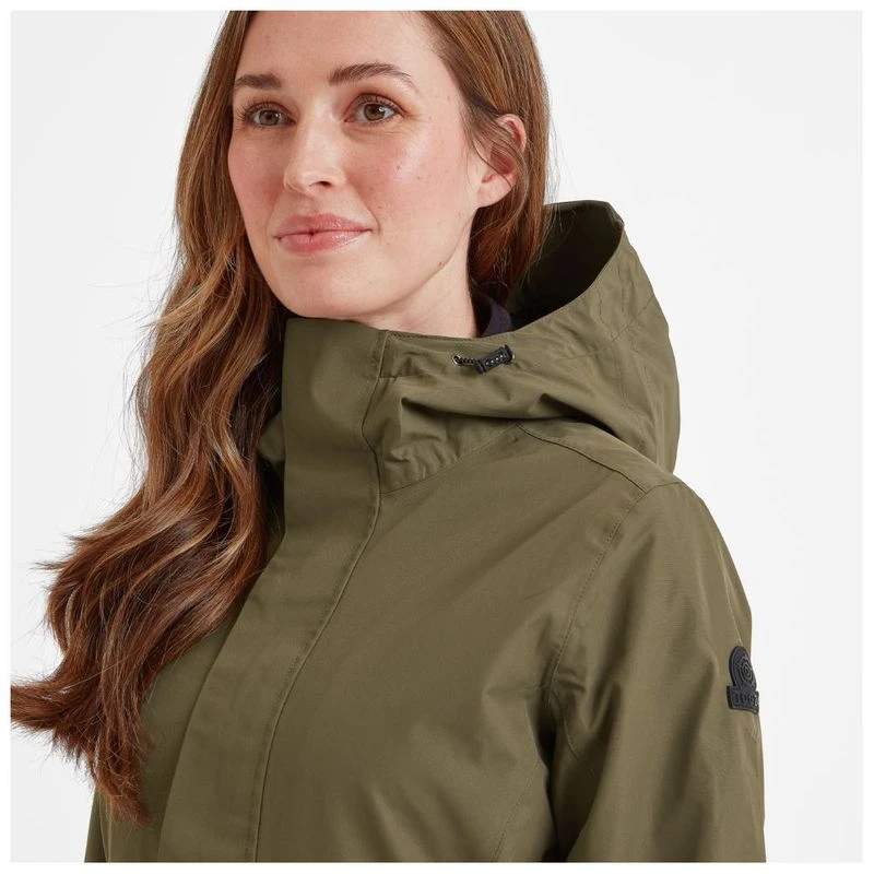 Khaki waterproof parka womens 2025