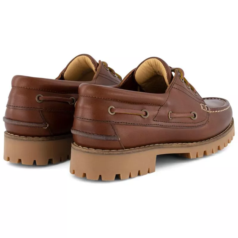Travelin Womens Plymouth Boat Shoes Brown Sportpursuit