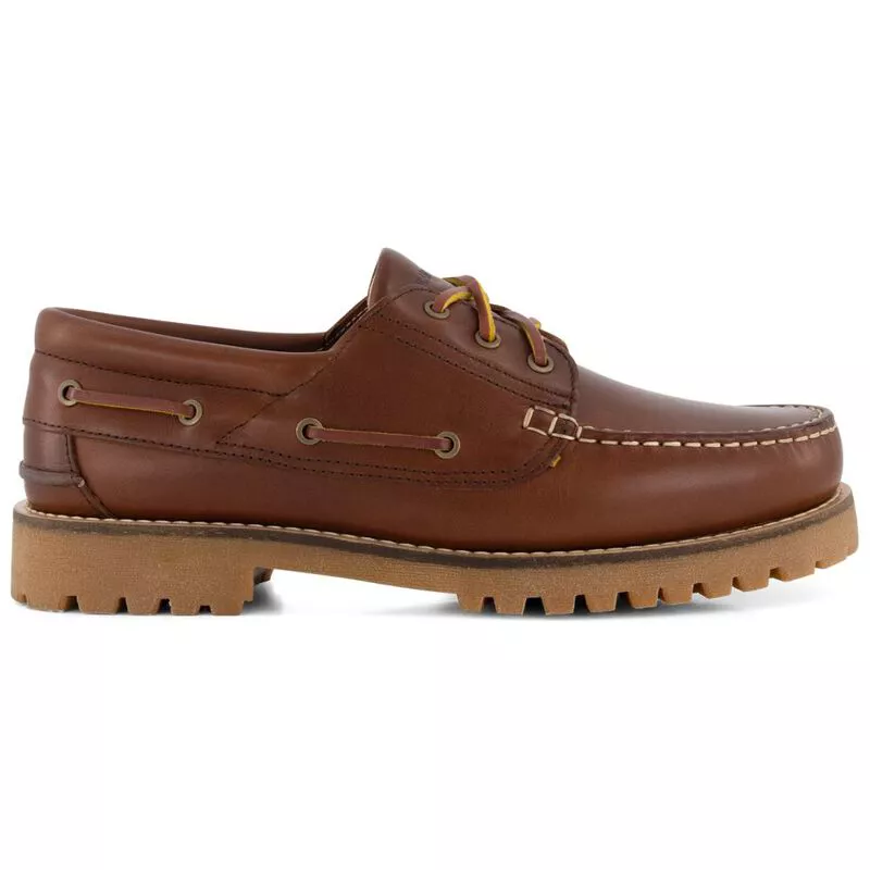 Travelin Mens Plymouth Boat Shoes Brown Sportpursuit