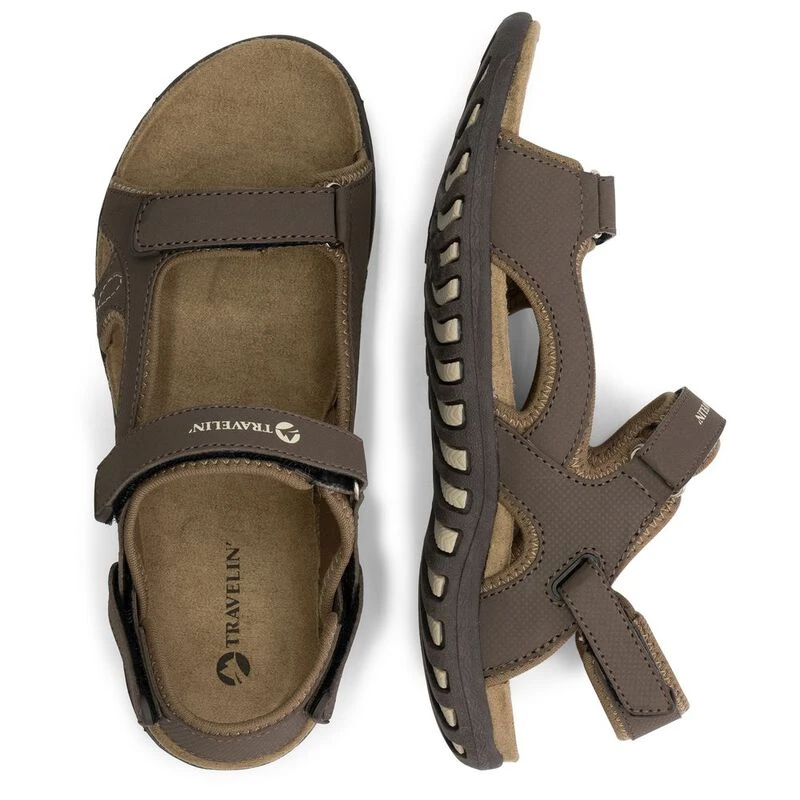 Travelin Womens Stranda Sandals Brown Sportpursuit