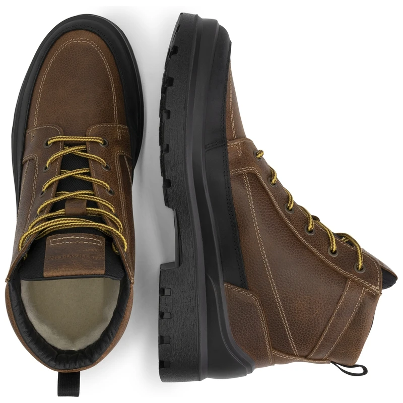 Travelin Mens Canmore Boots (Cognac)