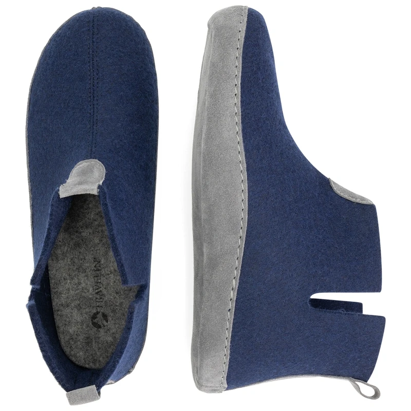 Travelin Mens Stay Home Slippers Navy Sportpursuit
