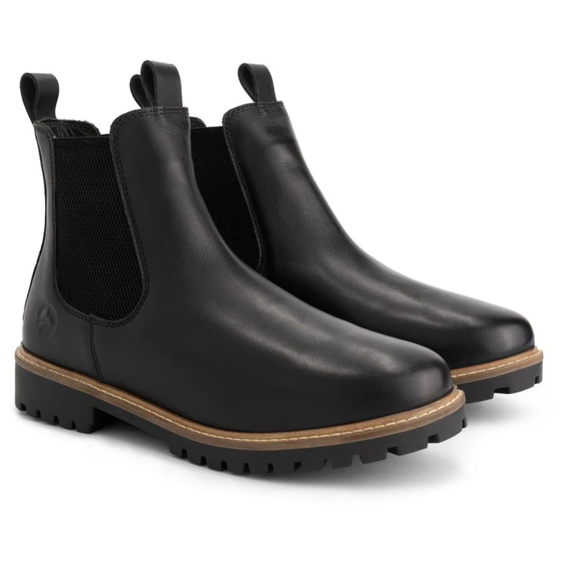 Bottes Clarks Padmore II En Cuir Premium Noir - Décontracté/ Habillé - Neuves En Boîte