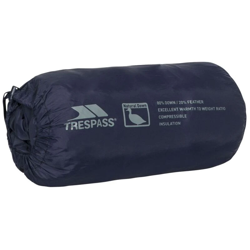 Trespass mens digby down on sale fill padded hooded jacket navy
