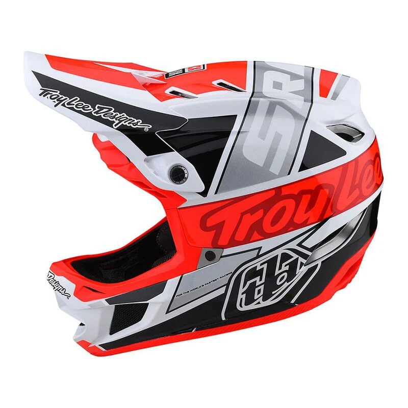 Casque Troy Lee Designs D4 Composite MIPS - VTT DH/BMX - Drip Jaune Glo