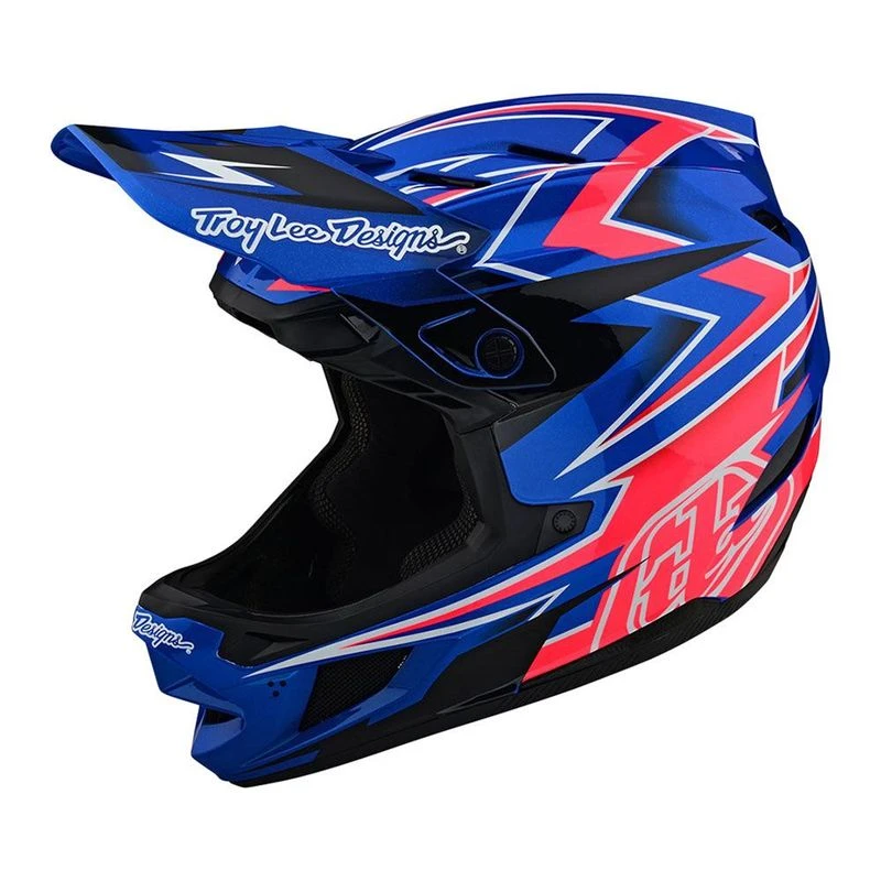 Casque VTT TROY LEE DESIGNS D4 COMPOSITE MIPS Drip Jaune