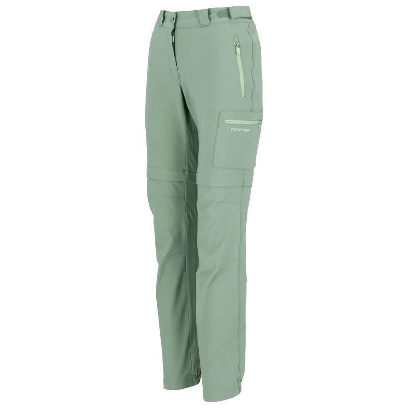 Canvas cargo trousers - Light dusty green - Ladies