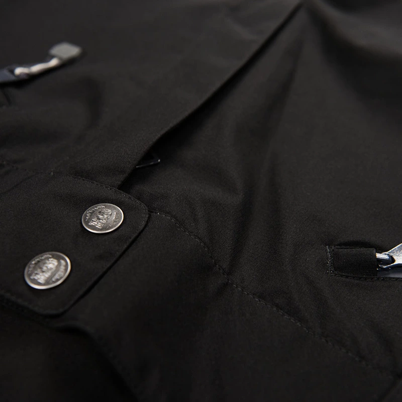 UNTRAKT Mens Feldspar 2 Layer Ski Trousers (Black/Charcoal) | Sportpur