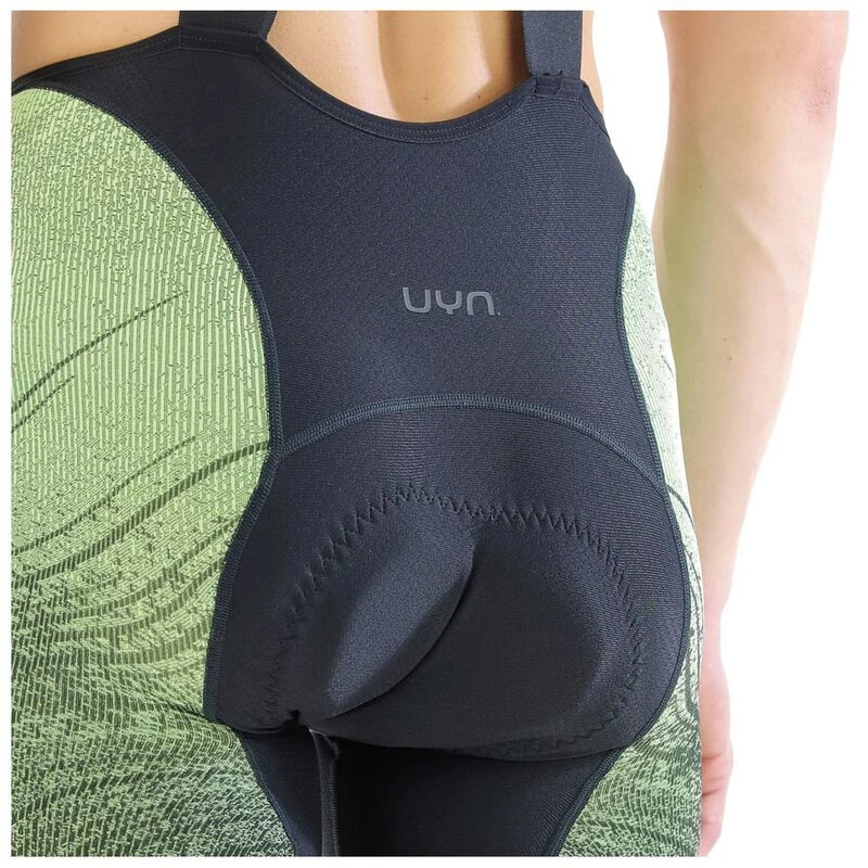 UYN Mens Racefast Bib Shorts (Black/Yellow)