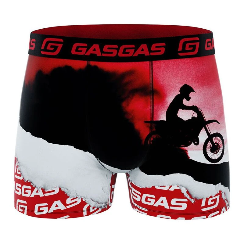 Gas Gas Sous vetements 1BMPK501 Homme Rouge Noir privatesportshop
