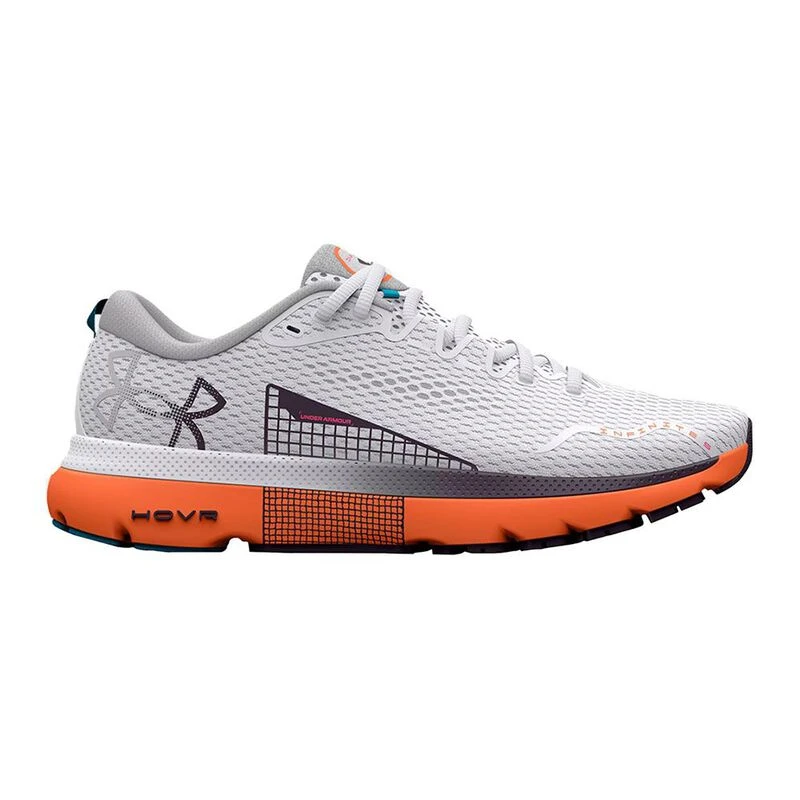 Grey and orange under armour shoes hotsell