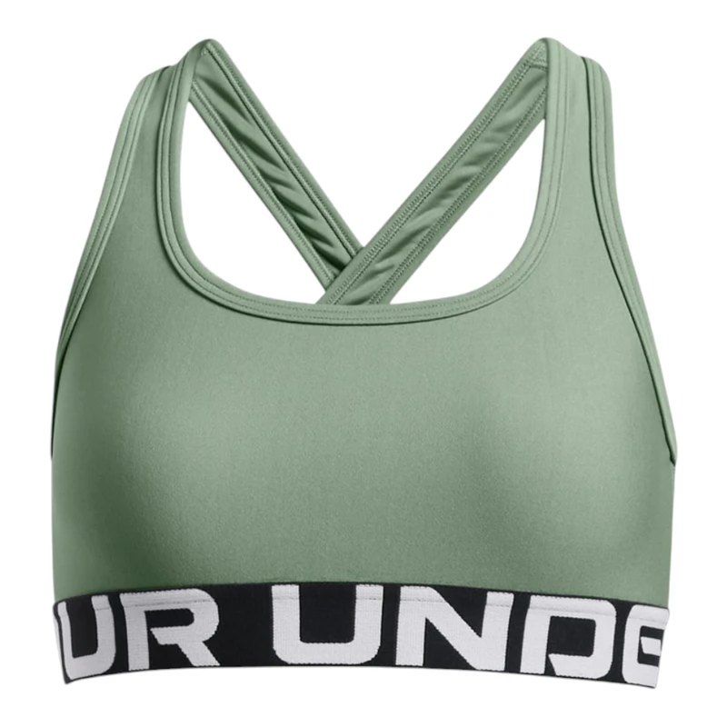 Women's Armour Mid Crossback Print Sport Bra|-|Soutien-gorge de sport