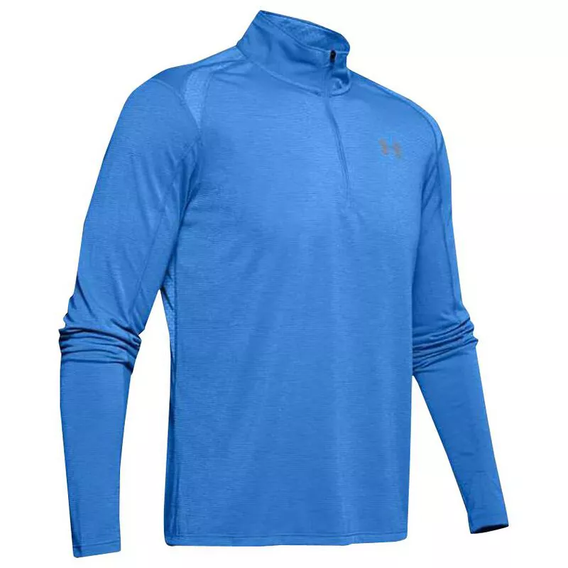 Zip Up Top with Modern Fabric Under Armour Mens Streaker 2.0 Half Zip Long Sleeve Warm Up Top for Running