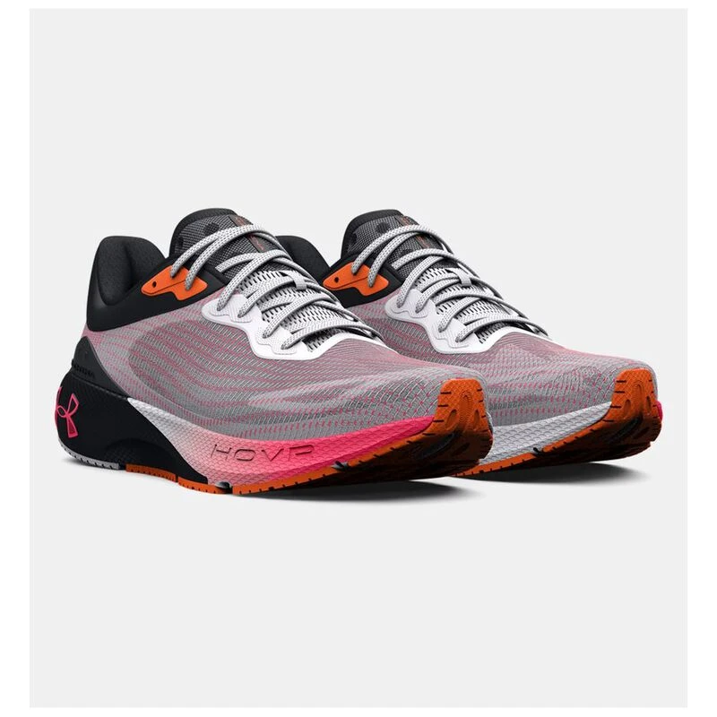 UnderArmour Mens HOVR Machina Breeze Running Shoes Black White Pink S
