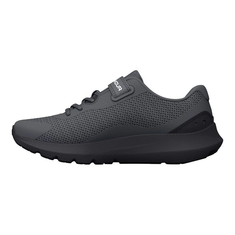 UnderArmour Kids BPS Surge 3 AC Running Shoes (Grey) | Sportpursuit.co