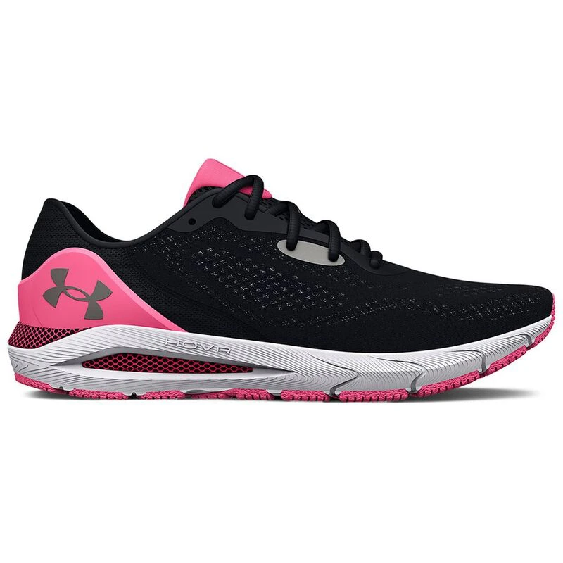 UnderArmour Womens HOVR Sonic 5 Running Shoes (Black/White) | Sportpur