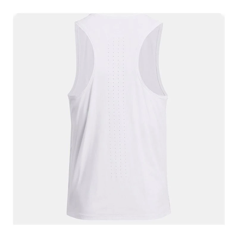 Under Armour Mens Launch Elite Vest White Reflective Sportpursuit