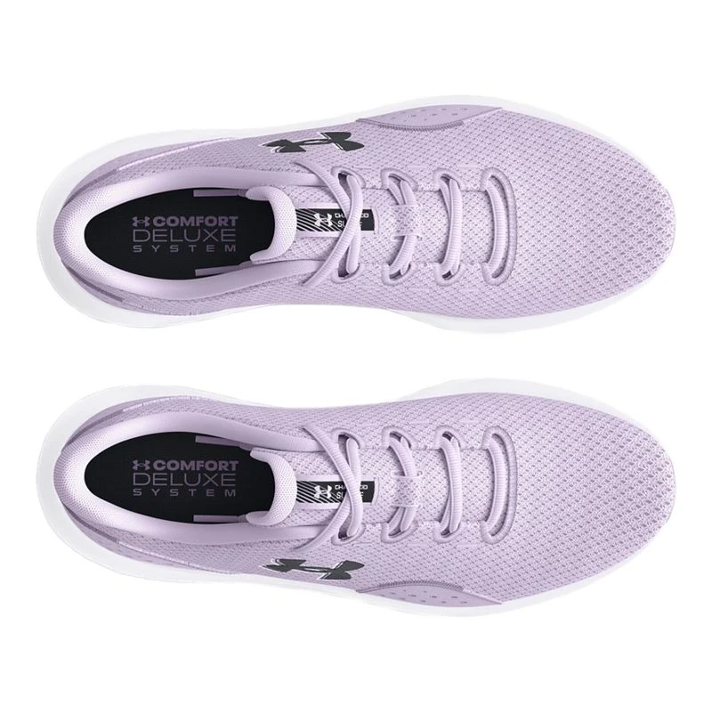 Under Armour Womens Charged Surge 4 Running Shoes Purple Sportpurs