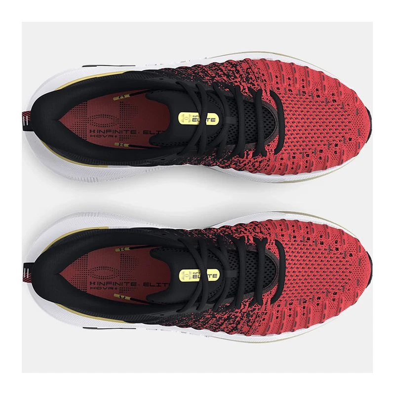 Under Armour Mens Infinite Elite Running Shoes Black Red Solstice Met