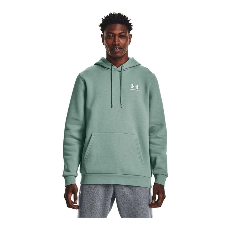 Sweat zippé molleton à capuche vert olive homme | La Halle