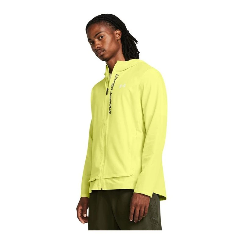 Under Armour Mens Outrun The Storm Jacket Yellow Sportpursuit