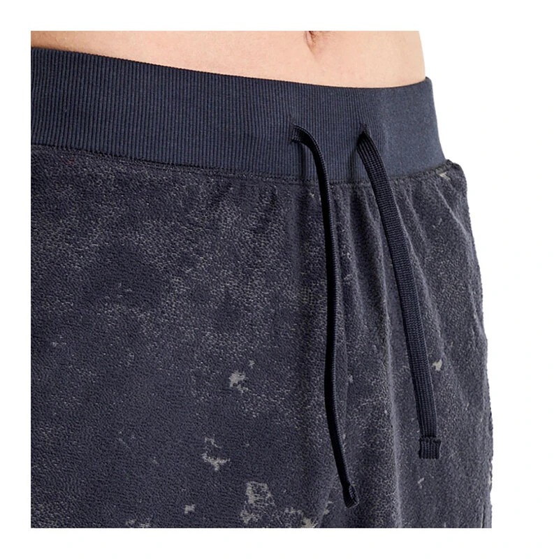 UnderArmour Mens Journey Terry Shorts Black Black Sportpursuit