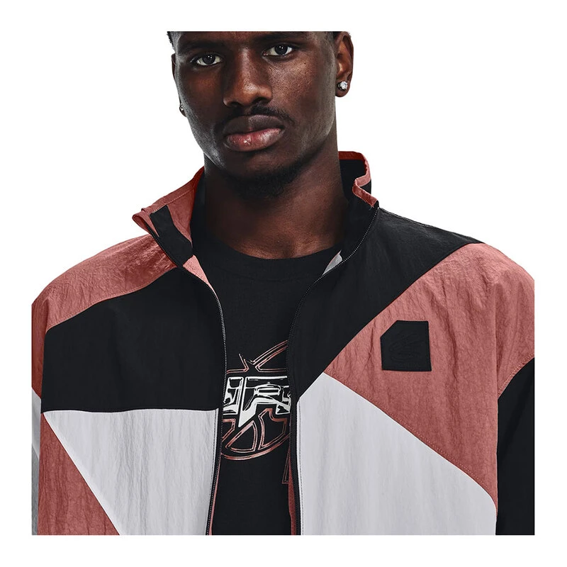 Under armour jacket red cheap
